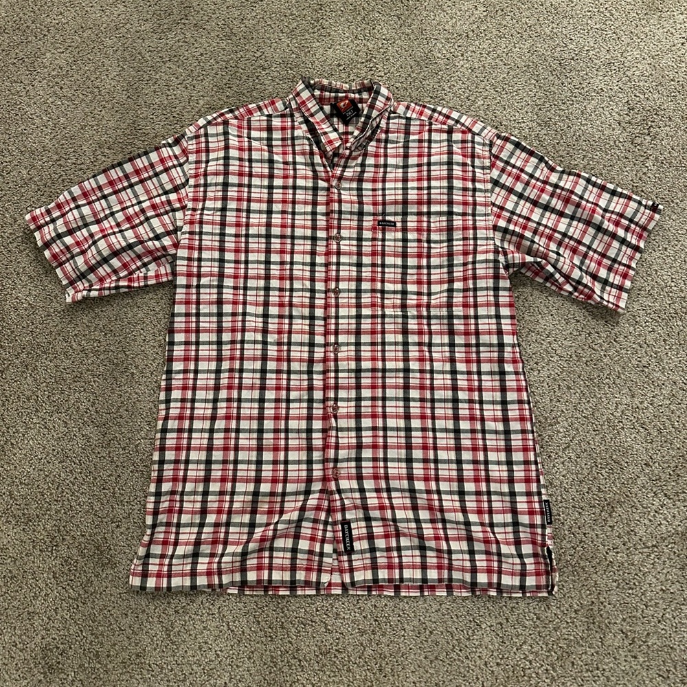 Bay Creek Men's Short Sleeve Button Down Shirt Size 2XL